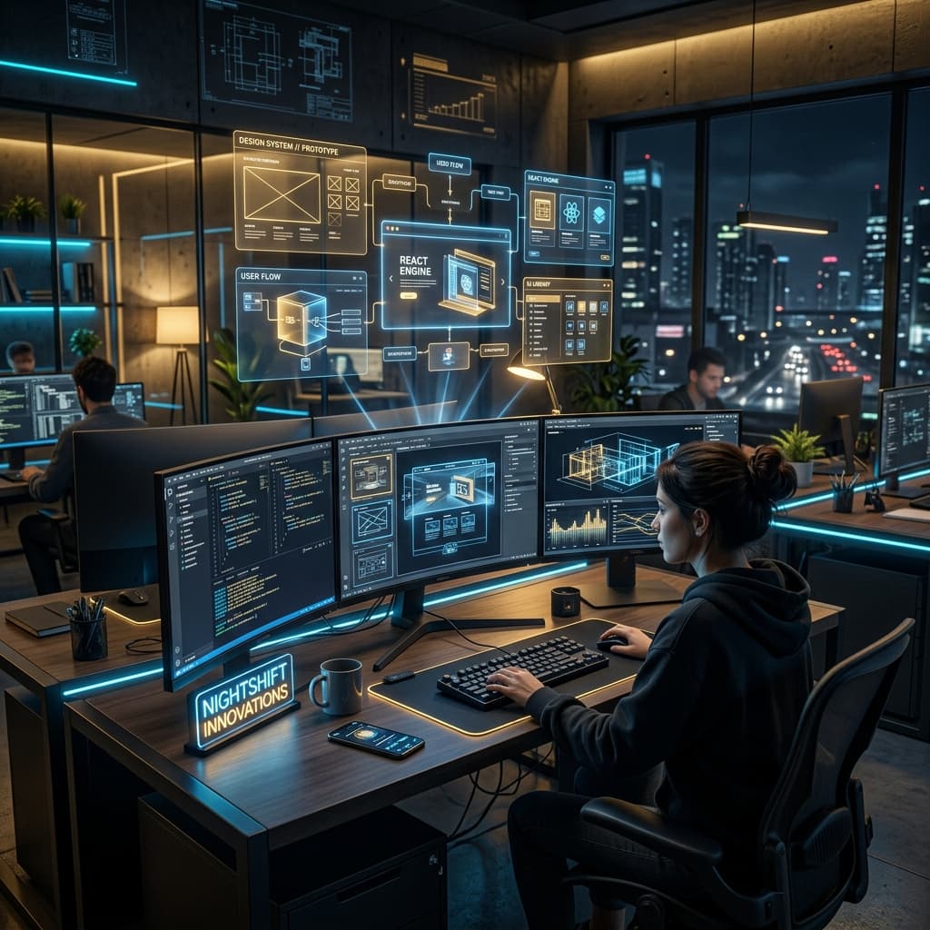 Skmera Labs futuristic UI/UX design and software engineering studio